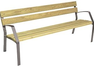 Banc Modo-08  5 lames 180 cm en pin
