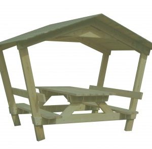 Table pique nique Castor avec toit