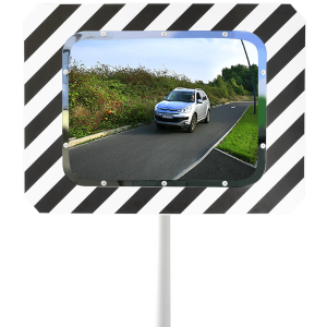 Miroir routier conforme - Gamme classique - 450 x 600 mm - Garantie 3 ou 6 ou 10 ans