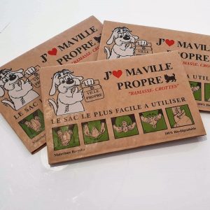 Ramasse Crottes Cartonné 100 % Biodégradable et Compostable