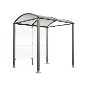 Abri Vélos M avec Bardages en Verre