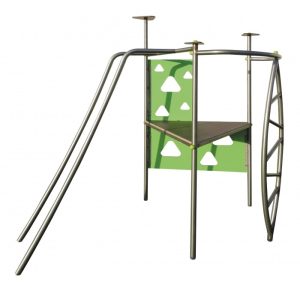 Trigonox Structure en Acier Inoxydable 1 Tour 90 cm