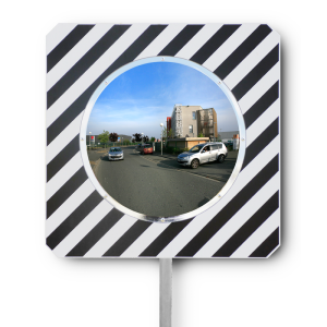 Miroir routier conforme - Gamme Classique - Diamètre 600 mm - Garantie 3, 6 ou 10 ans