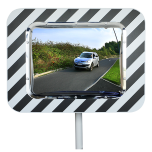 Miroir routier conforme - Gamme Economique - 450 x 600 mm - Garantie 3 ans