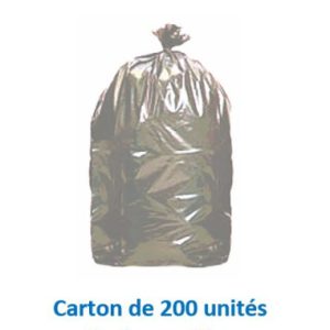 Carton de 200 sacs de 110 L Translucides