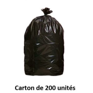 Carton de 200 sacs de 110 L Noirs