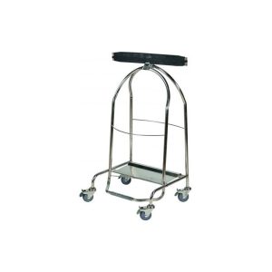 Porte-Sac Hermétique 70/110L 4 Roulettes - Inox 304