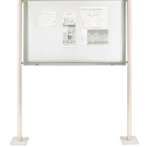 Vitrine Dauphine Extérieure sur Poteau