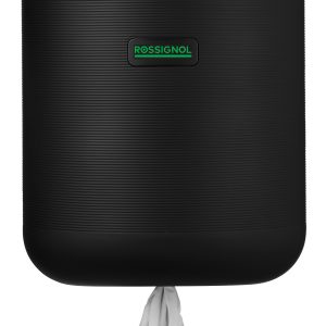 ECLIPSE GREEN Distributeur essuie-mains à dévidage central ou dévidage central avec régulateur de débit ABS 100% recyclé Noir mat