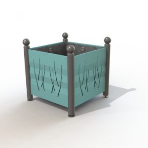 Jardinière Harmonie 800x800mm Tête Boule Élégance 1 ou 2 gorges