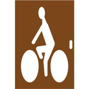 Pochoir cycliste