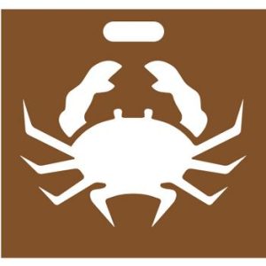 Pochoir crabe