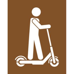 Pochoir trottinette