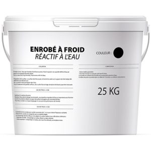 Enrobé à froid noir réactif à l'eau