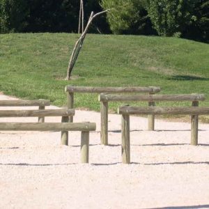 Sauts de haies  Parcours de santé Franchir les haies
