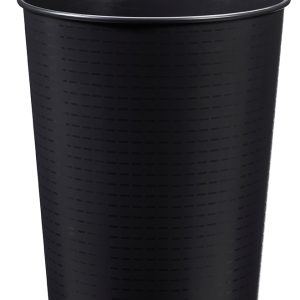 PEPS Lot de 4 corbeilles à papier 40L Noir