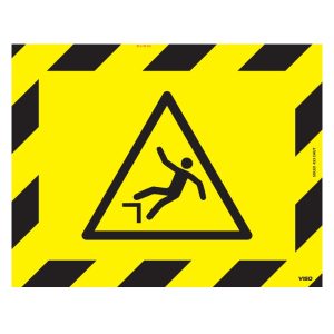 Sticker sol extérieur - Risque de trébucher ou Chute antidérapant