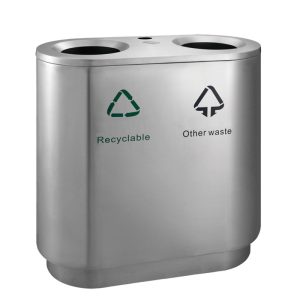 Collecteur Poubelle tri sélectif 2x41 L