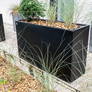 Jardinière Linéo 1160 x 360 x 700 mm avec deux contre bac 100% recyclé