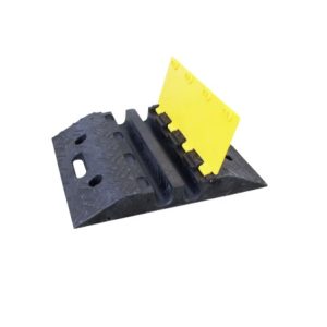 Passe-câbles à capot modulaire 2 canaux Ø 35x35mm