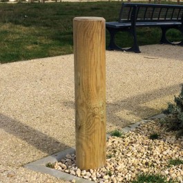 Borne en pin ronde Aquitaine