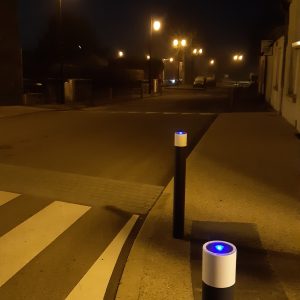 Potelets à mémoire de forme Lumineux Ø100 mm Lot de 5 pièces