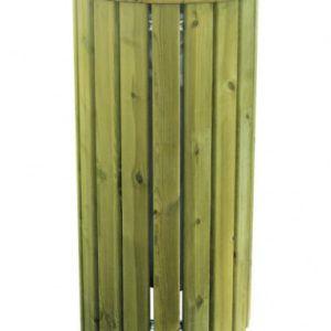 Corbeille en pin ronde Olbia 100 L