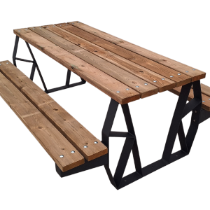 Table pique nique avec assises Kompose en Douglas