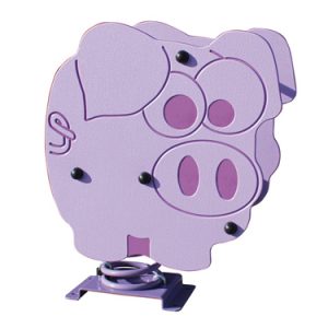 Jeu ressort cochon 1 à 12 ans Polyéthylène et Acier