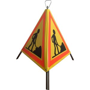 Tripode pliable pour signalisation temporaire de danger CL1