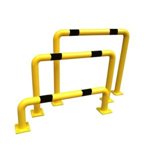 Arceau de protection à mémoire de forme à fixer Ø 80mm - noir/jaune