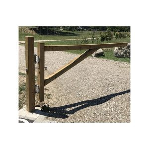 Barrière Pivotante 2 m Bois raboté Traité classe 4