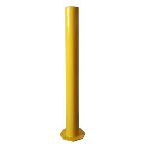 Poteau de protection sur platine  ⌀ 159 mm galva ou jaune