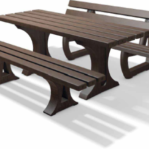 Table Pique Nique Tivoli avec 1  banc et 1 banquette