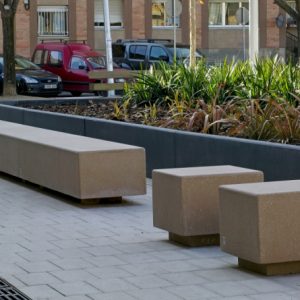 Banc en béton Gandhi