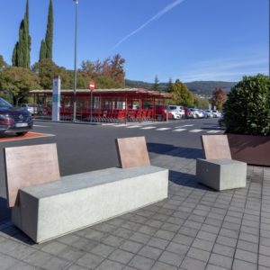 Banc en béton Geometrico