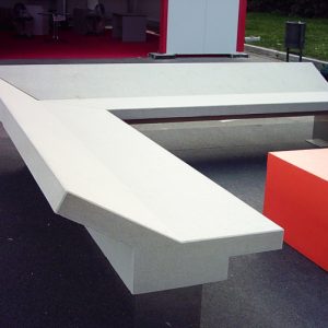 Banc en béton Barrera