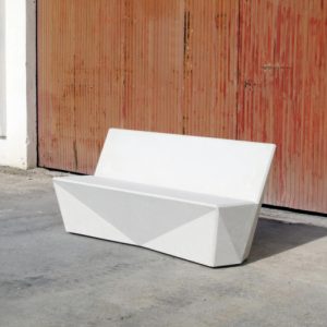 Banc en béton Origami