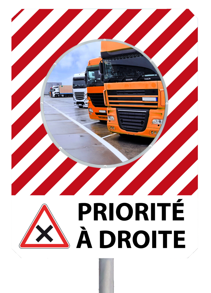 Miroir à message de sécurité
