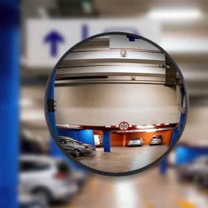 Miroir multi-usages pour l'intérieur - Diamètre 400 mm - Garantie 3 ans
