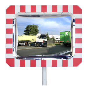Miroir pour l'Industrie ou voies privées - 450 x 600 mm - Garantie 3, 6 ou 10 ans