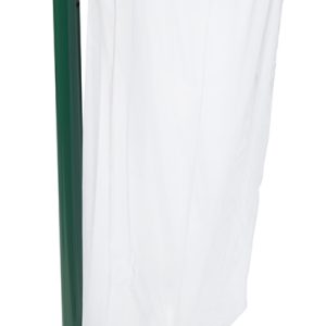 ECOLLECTO ESSENTIEL Support sac sur poteau sur platine 110L Vert Mousse