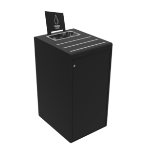 ALITRI Meuble de tri sélectif "liquides" pour restauration collective 65L Gris / Gris