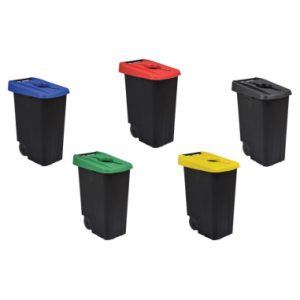 MOVATRI GREEN Poubelle de tri mobile 65L