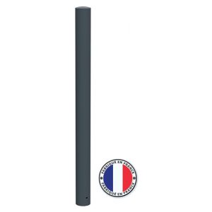 TENOR Potelet à sceller haute visibilité tête bombée Ø 102 - H1200 hors sol - RAL 7016 Gris Anthracite