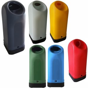 POUBELLE POUR L'EXTÉRIEUR BALLOON 70 LITRES AVEC CENDRIER