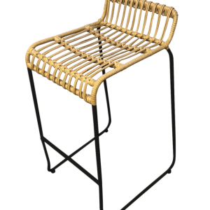 Lot de 6 Chaises de Bar BALI en Rotin