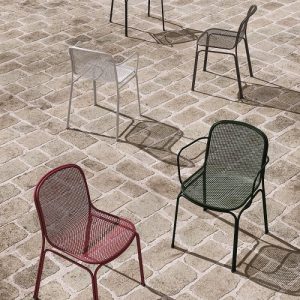 Lot de 4 Chaises Capri Assise ergonomique