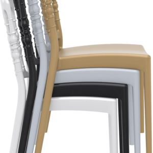 Lot de 20 Chaises Empilable Napoléon GARDEN Polypropylène