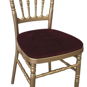 Lot de 8 Chaises NAPOLEON Premium Polypropylène Doré
